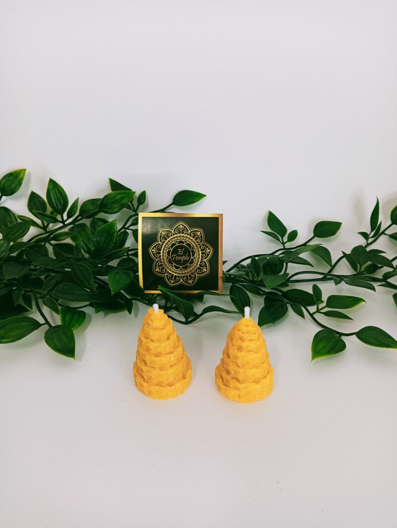 Vela Miel Cono 5x3cm